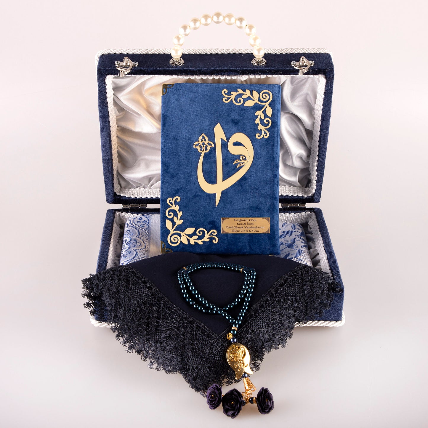 Çeyizlik Kur'an Seti - Mavi