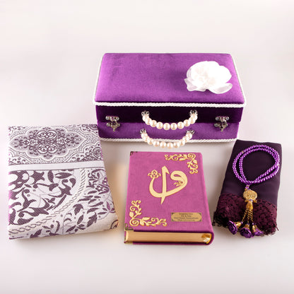 Çeyizlik Kur'an Seti - Mor