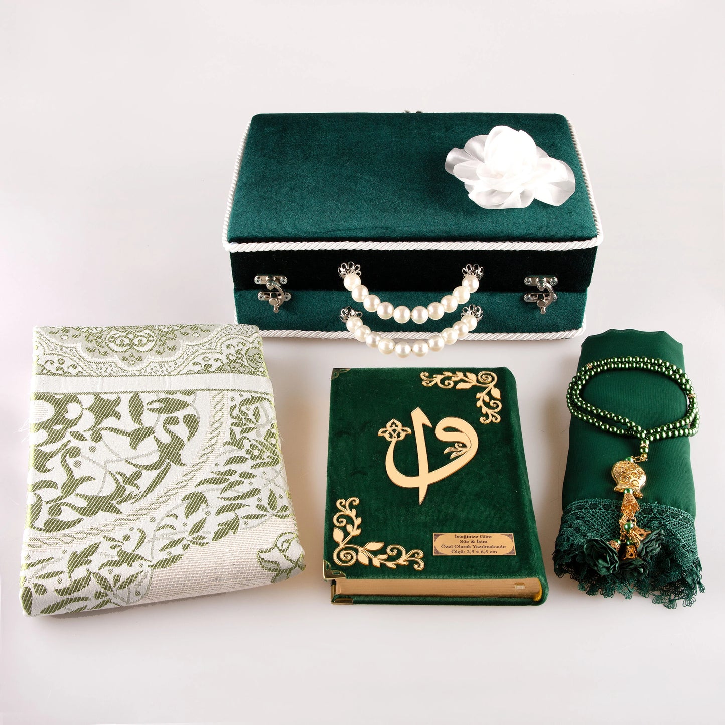 Çeyizlik Kur'an Seti - Yeşil