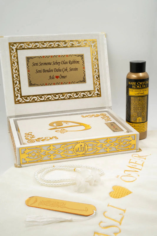 Çiftlere Özel Kur'an Seti - Beyaz