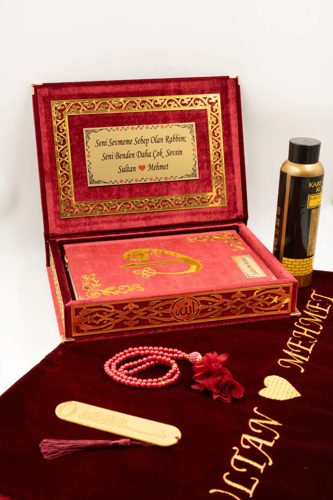 Çiftlere Özel Kur'an Seti - Kırmızı