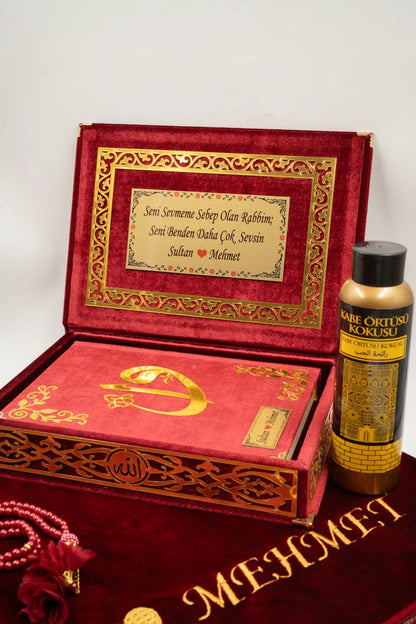 Çiftlere Özel Kur'an Seti - Kırmızı