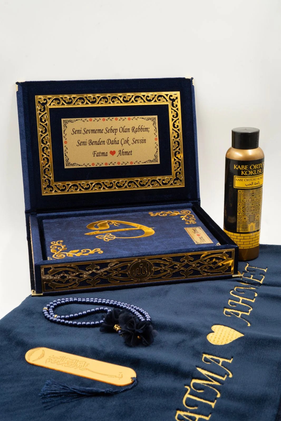 Çiftlere Özel Kur'an Seti - Lacivert