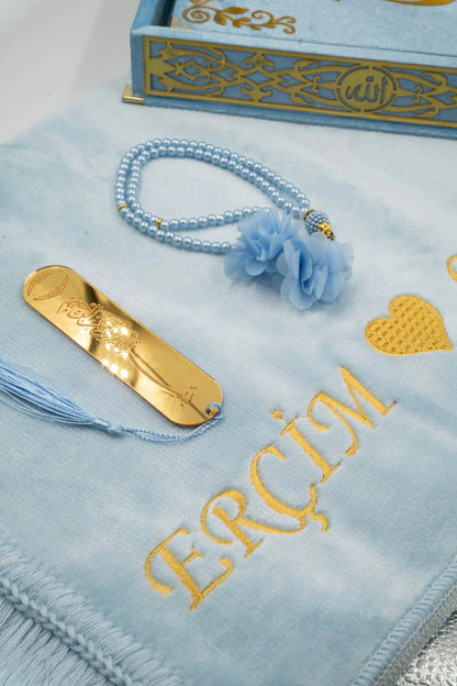 Çiftlere Özel Kur'an Seti - Mavi