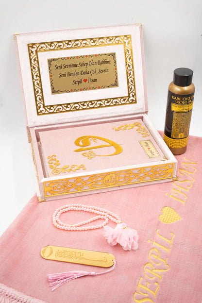 Çiftlere Özel Kur'an Seti - Pembe