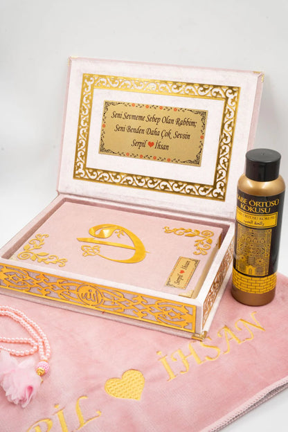 Çiftlere Özel Kur'an Seti - Pembe