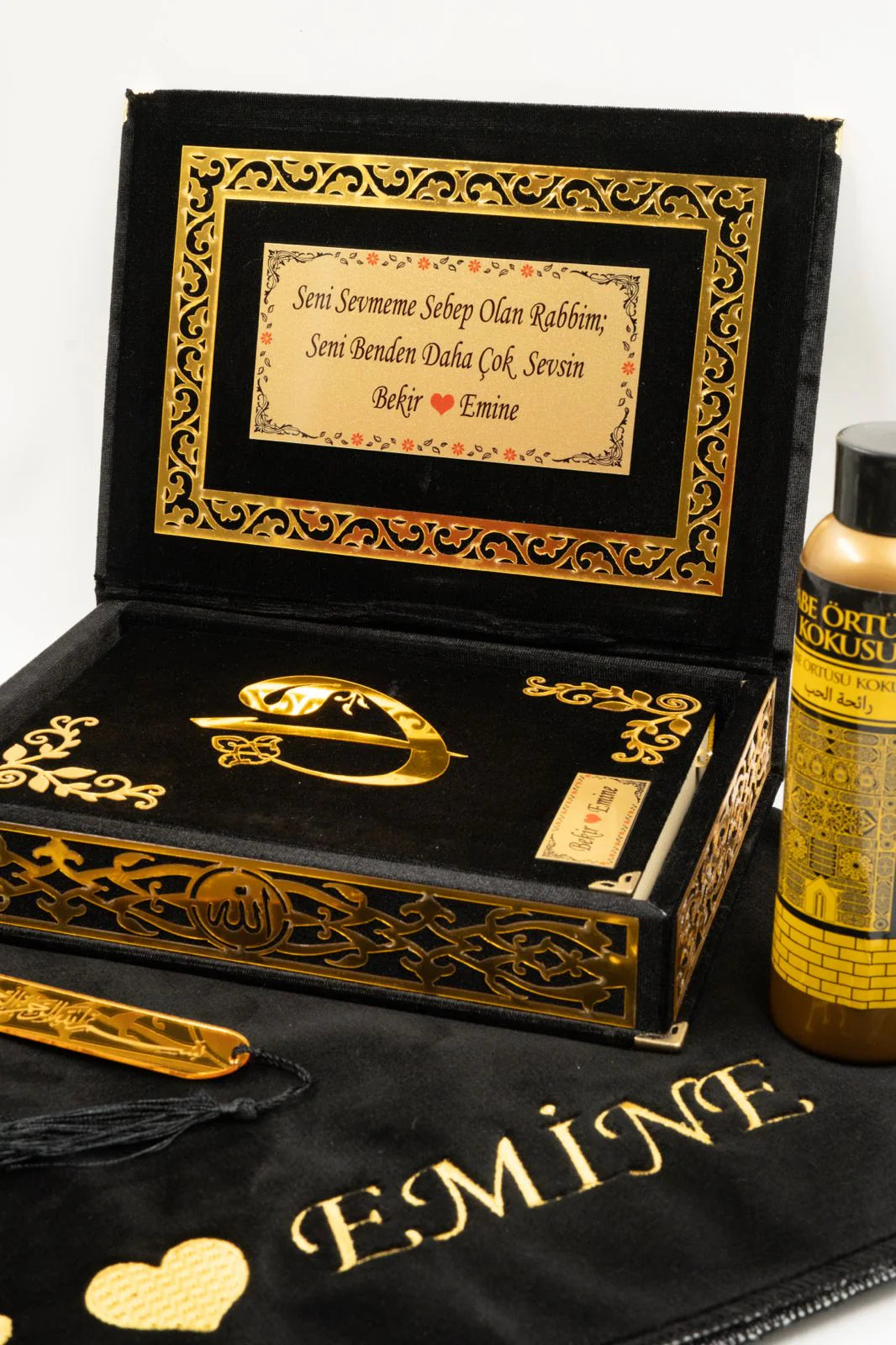 Çiftlere Özel Kur'an Seti - Siyah