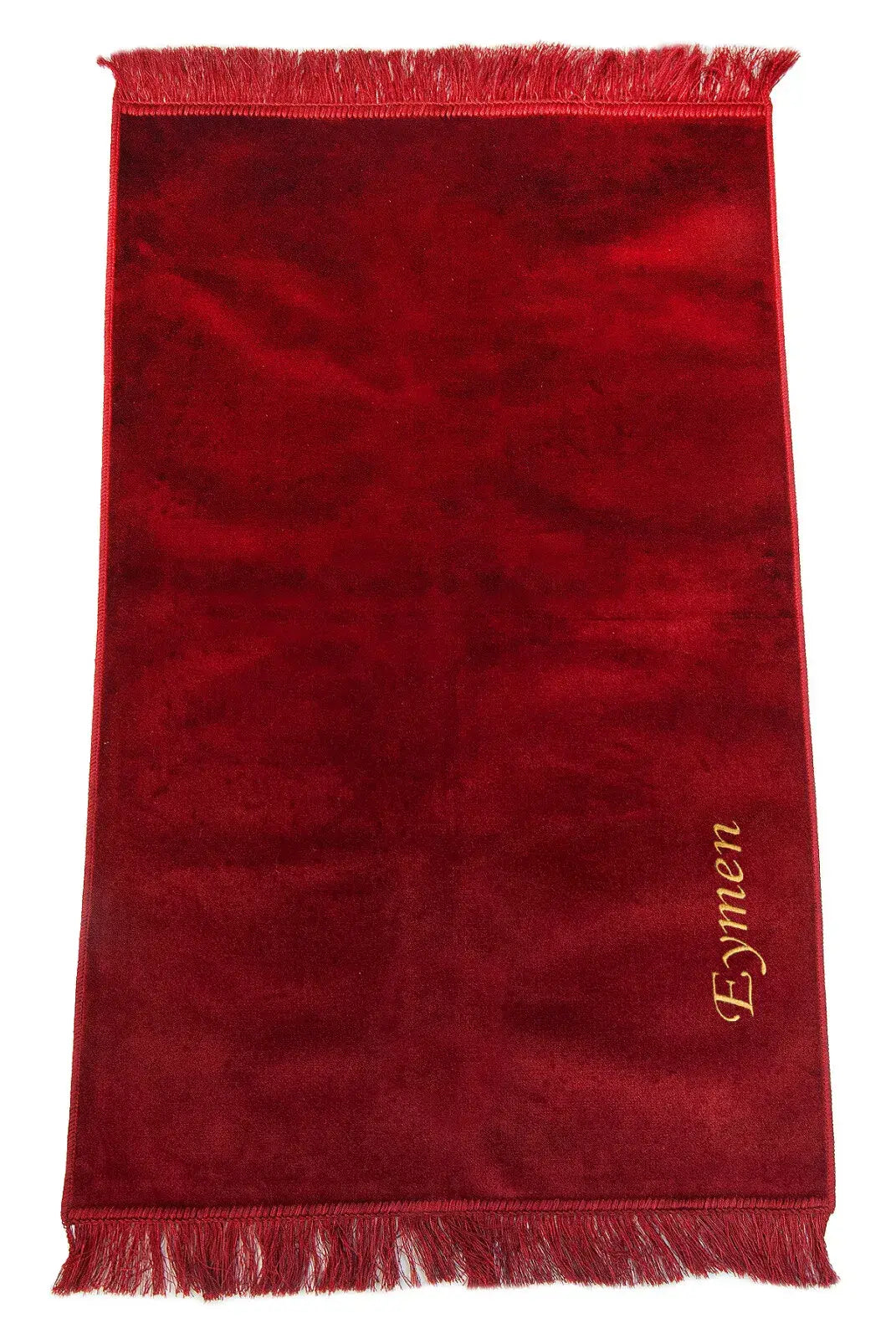 İsme Özel İşlemeli Seccade - Kırmızı